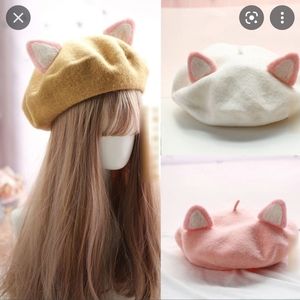 Lolita French cat ear beret